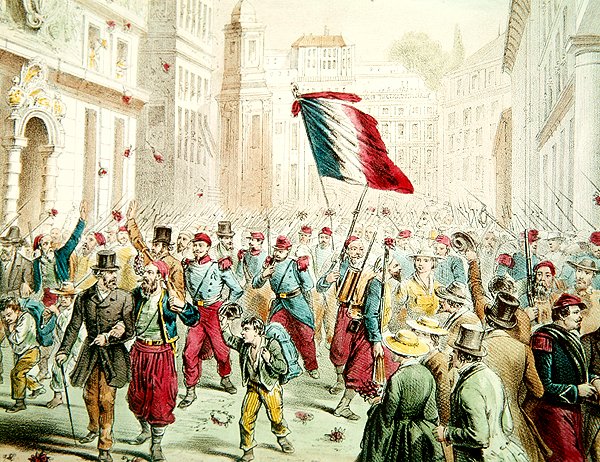 De Fransen betreden Genua in 1859 door French School