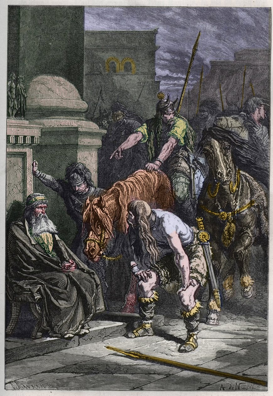 De Galliërs in Rome - gravure uit 