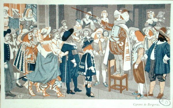 De Neusrede in het Hotel de Bourgogne, illustratie uit 