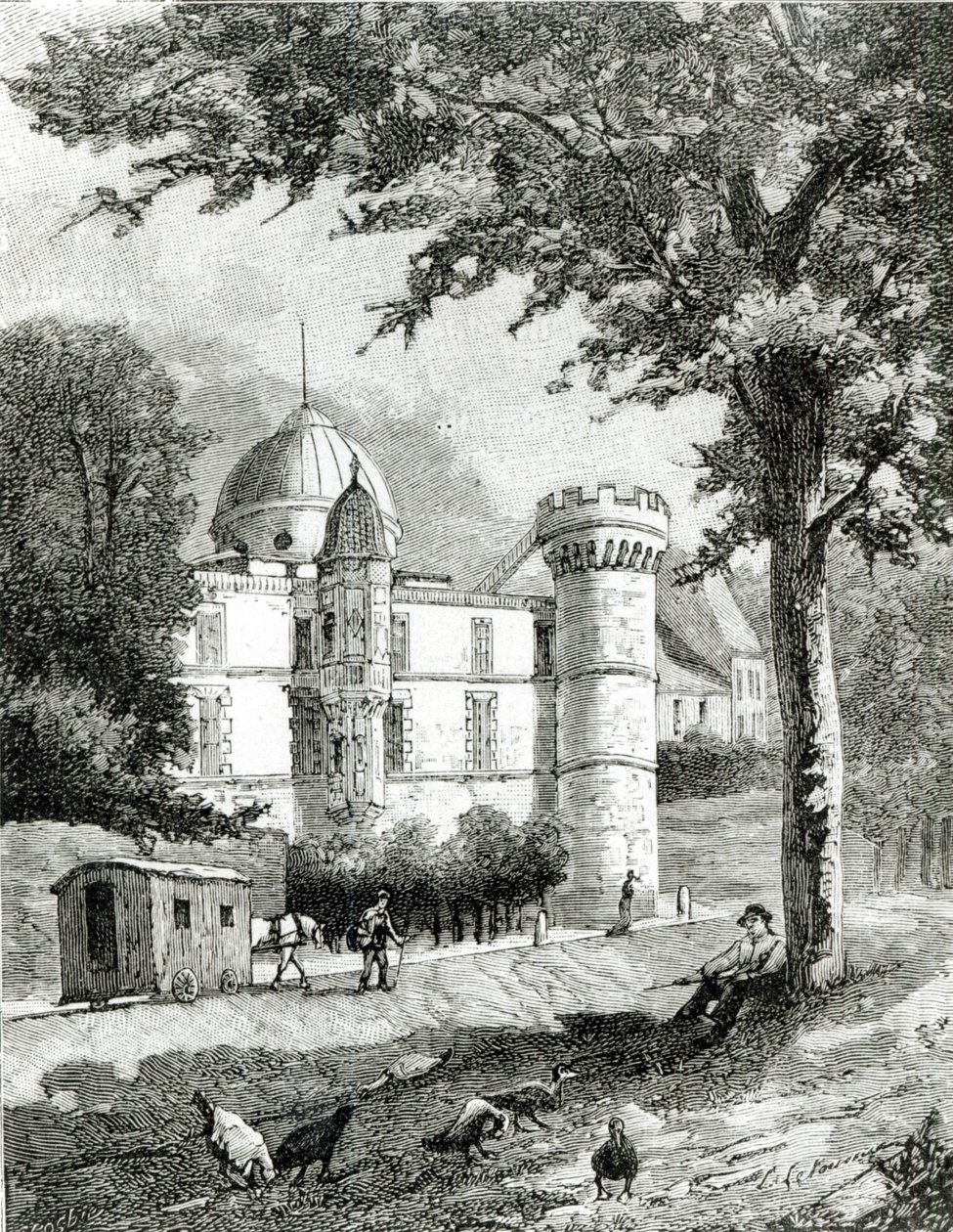 Het observatorium van Camille Flammarion in Juvisy door French School