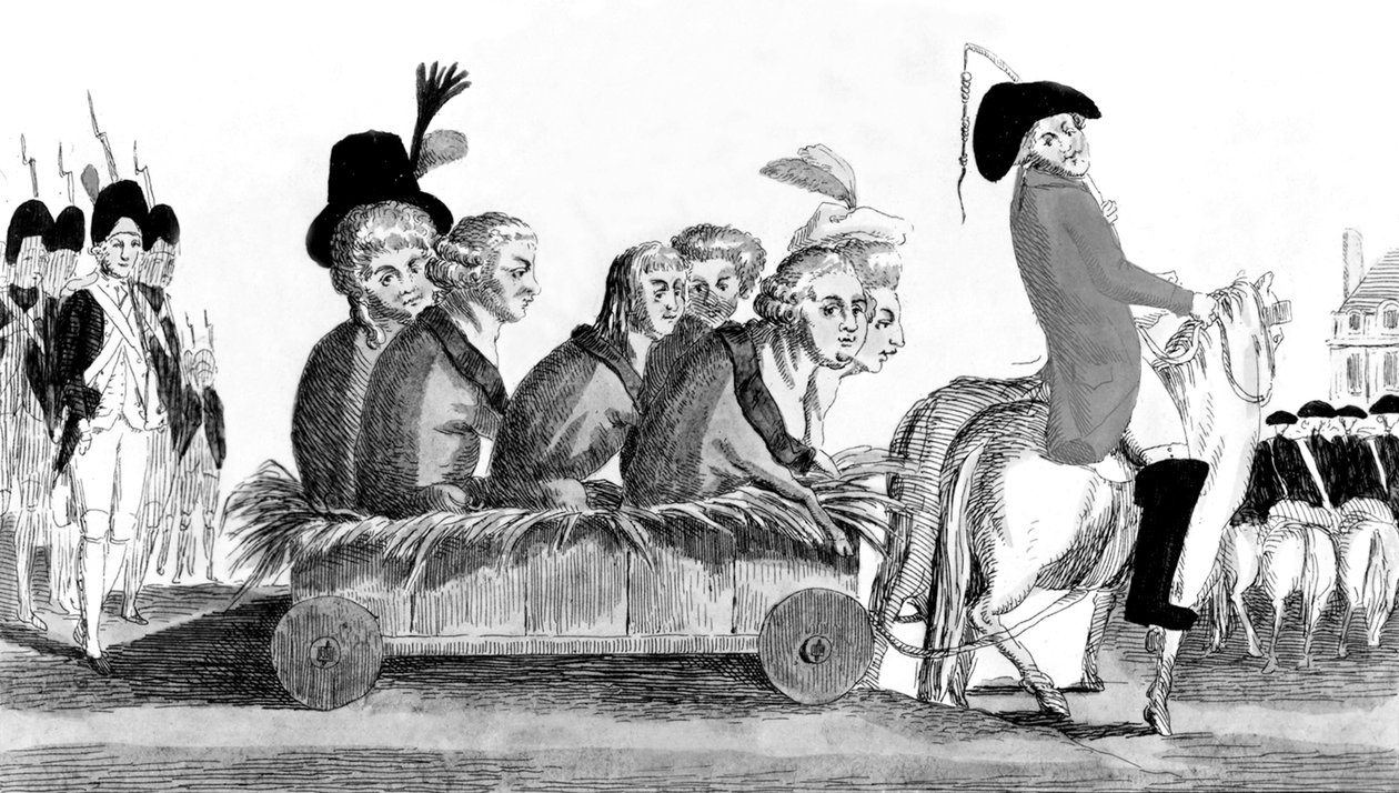 De terugkeer van Varennes, op 21 juni 1791 door French School