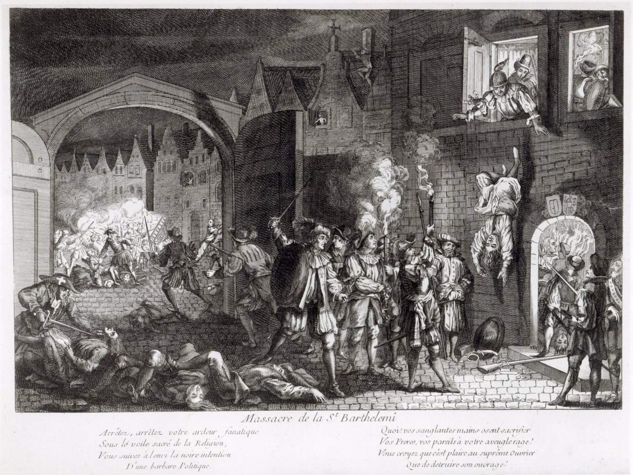 De Bloedbruiloft, 1572 door French School