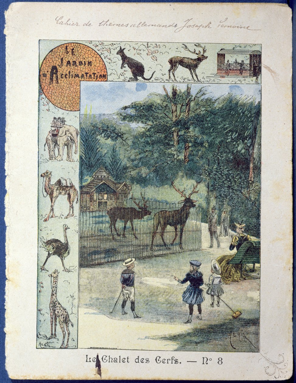 Het Hertenkamp in de Jardin d