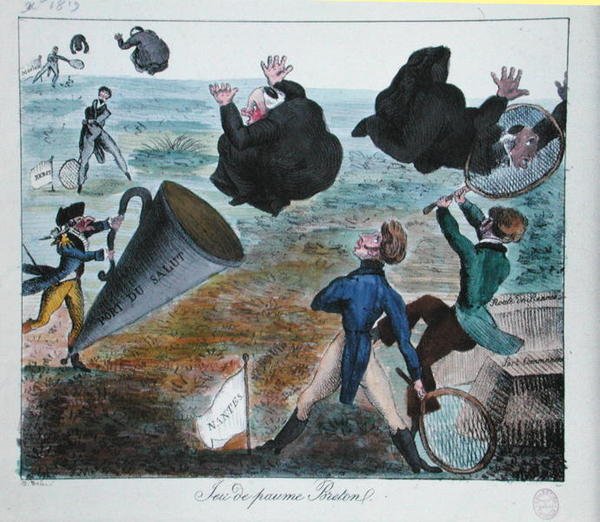 De Onwelkome Ontvangst van de Missionarissen in Bretagne, december 1819 door French School