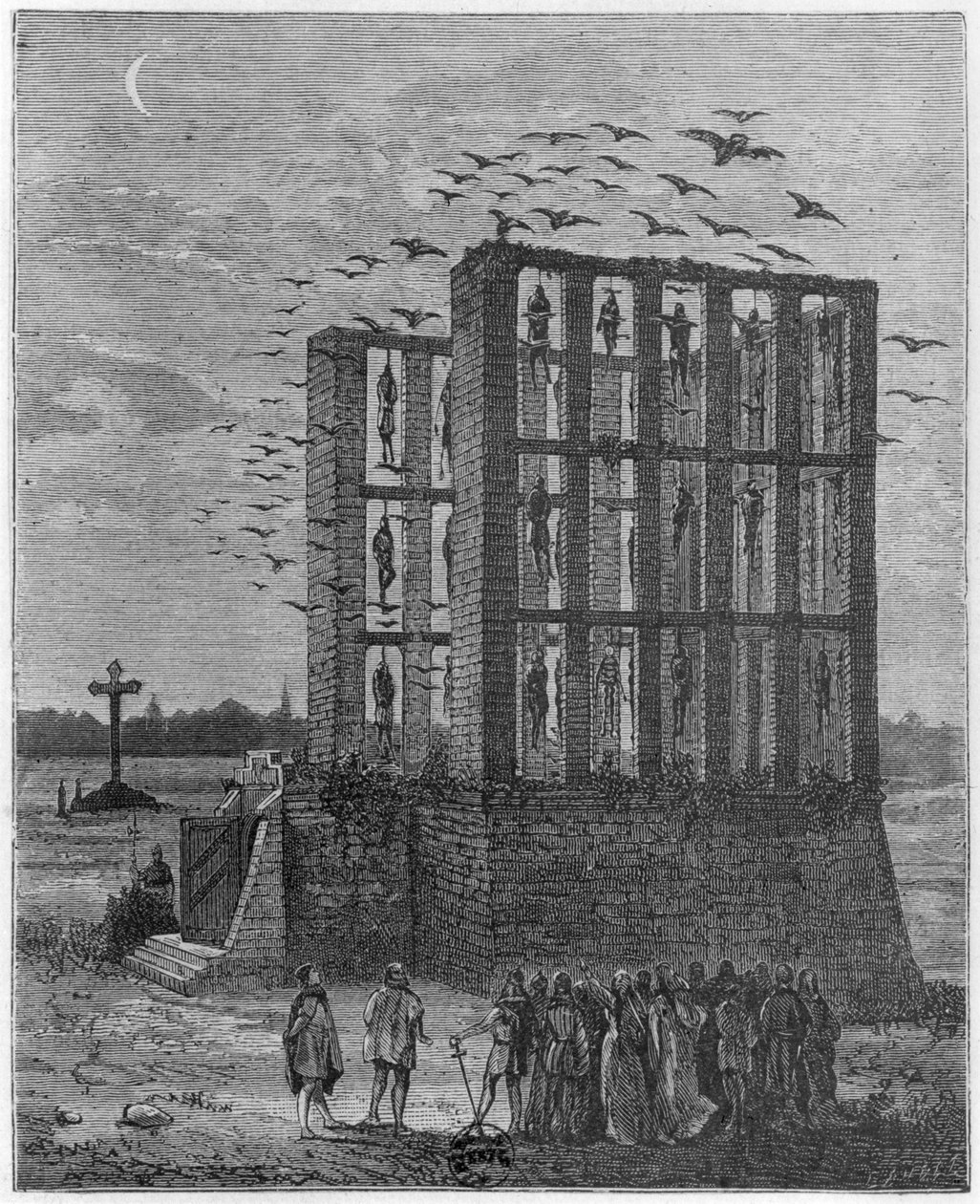 De galg van Montfaucon door French School