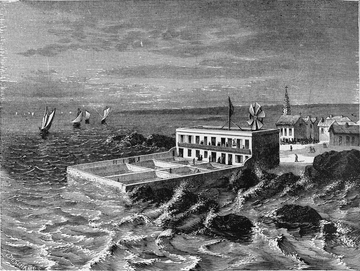 Het oceanografisch laboratorium van Concarneau. In 
