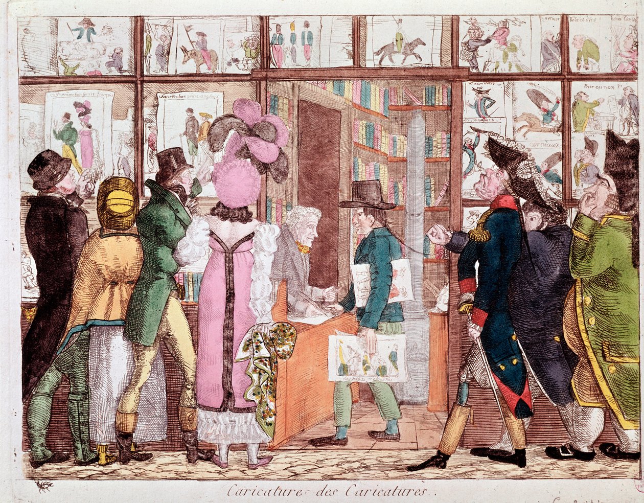 De prentenmarkt door French School