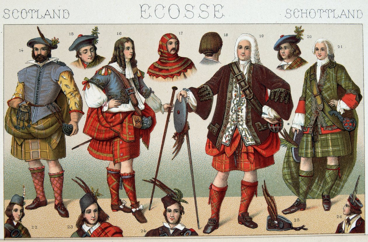 Traditionele Schotse Kostuums - in 