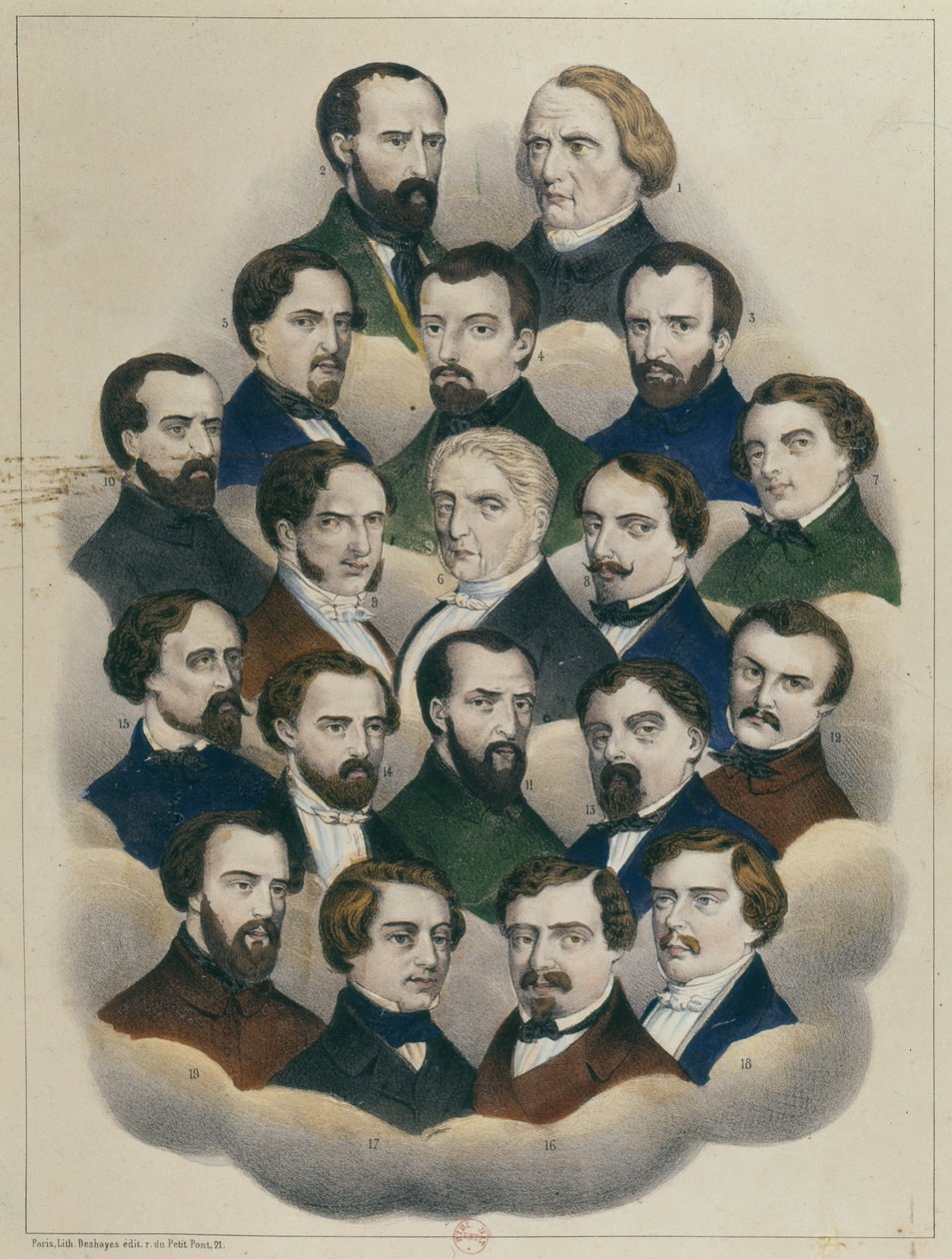 Proces in Bourges van de Franse Republikeinse leiders van de Demonstratie in Parijs van 15 mei 1848 door French School