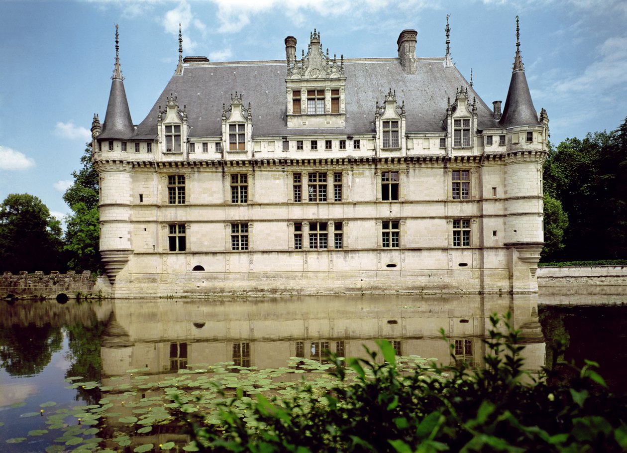 Uitzicht op het Chateau d