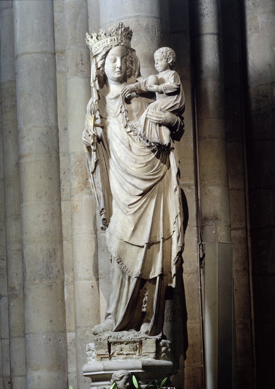 Maagd en Kind, bekend als Notre-Dame de Paris door French School