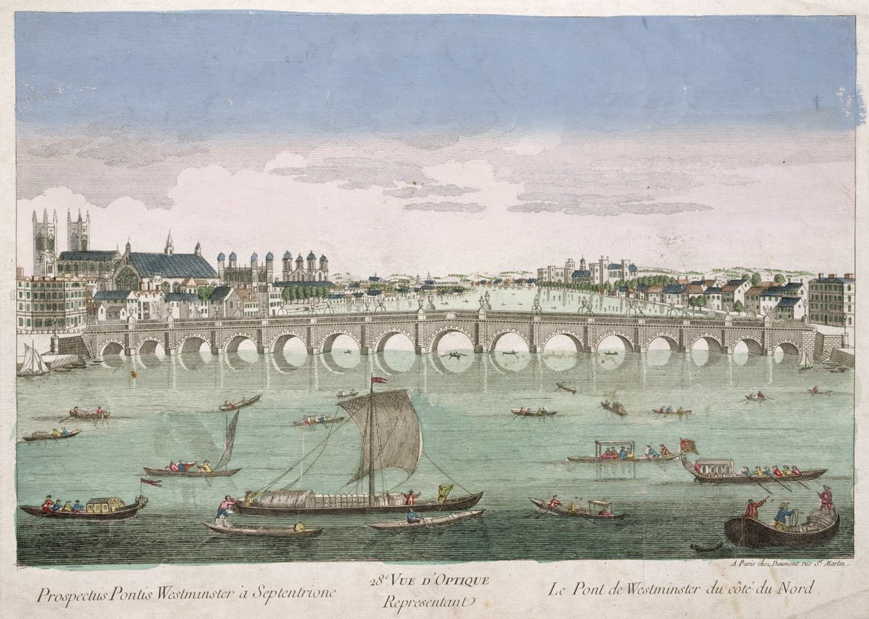 Westminster Bridge, Londen door French School