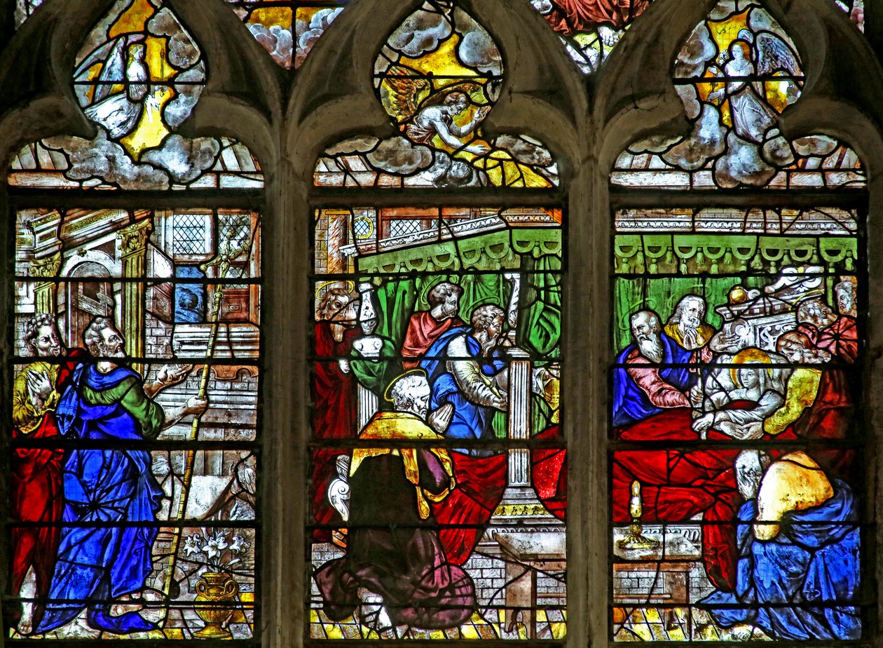De dood van de Maagd Maria door French School