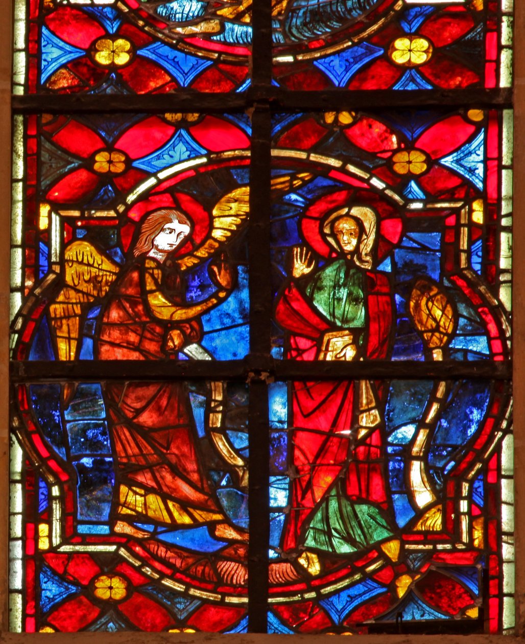 De aankondiging van St. Johannes de Doper aan Zacharias in de tempel door French School