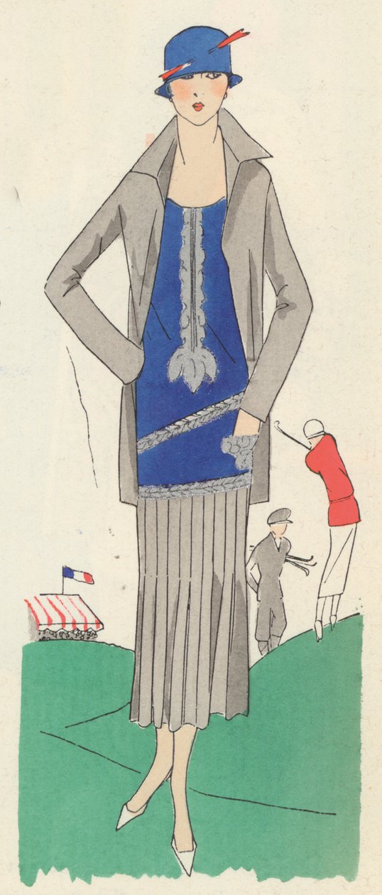 Golfkleding voor dames van Augusta Bernard door French School