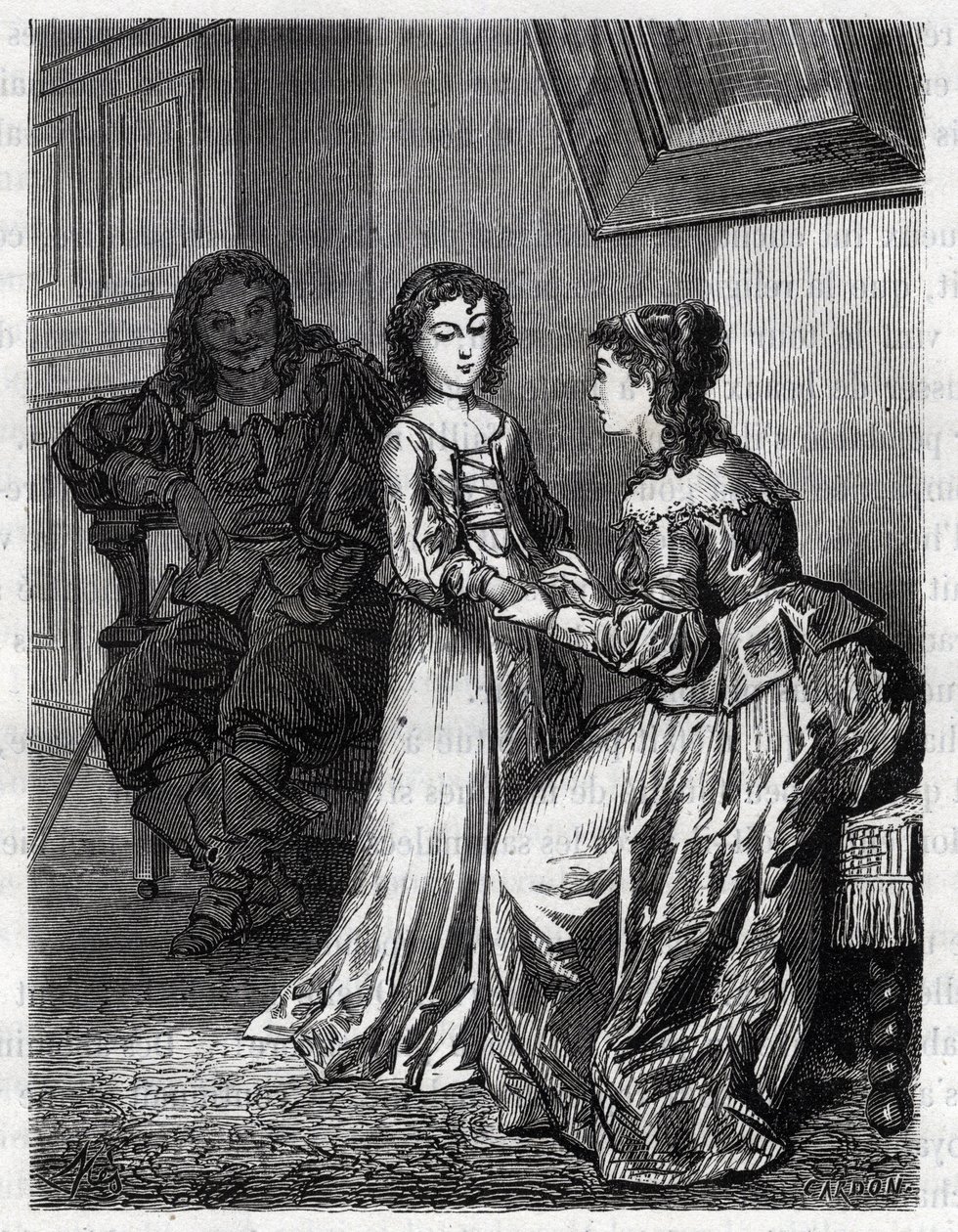 Je hoofd is schuldig als je hart niet schuldig is, vertelde Madame de Lanclos haar dochter Anne "Ninon" van de Enclos (of Ninon de Lenclos of Ninon de Lanclos). door French School
