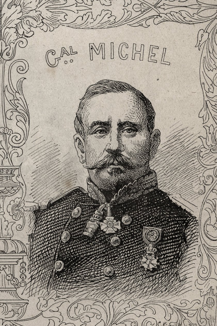portret van de Franse generaal Victor Constant Michel door French School