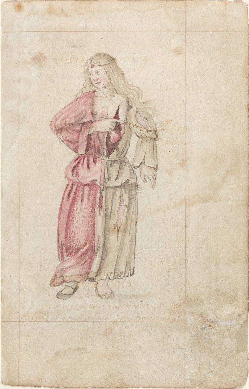 Personificatie van vriendschap (Amicitia) door French early 16th Century