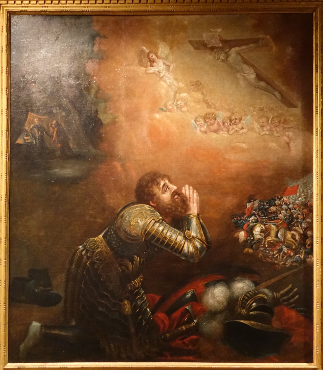 Visioen van D. Afonso Henriques bij de Slag van Ourique door Friar Manuel dos Reis