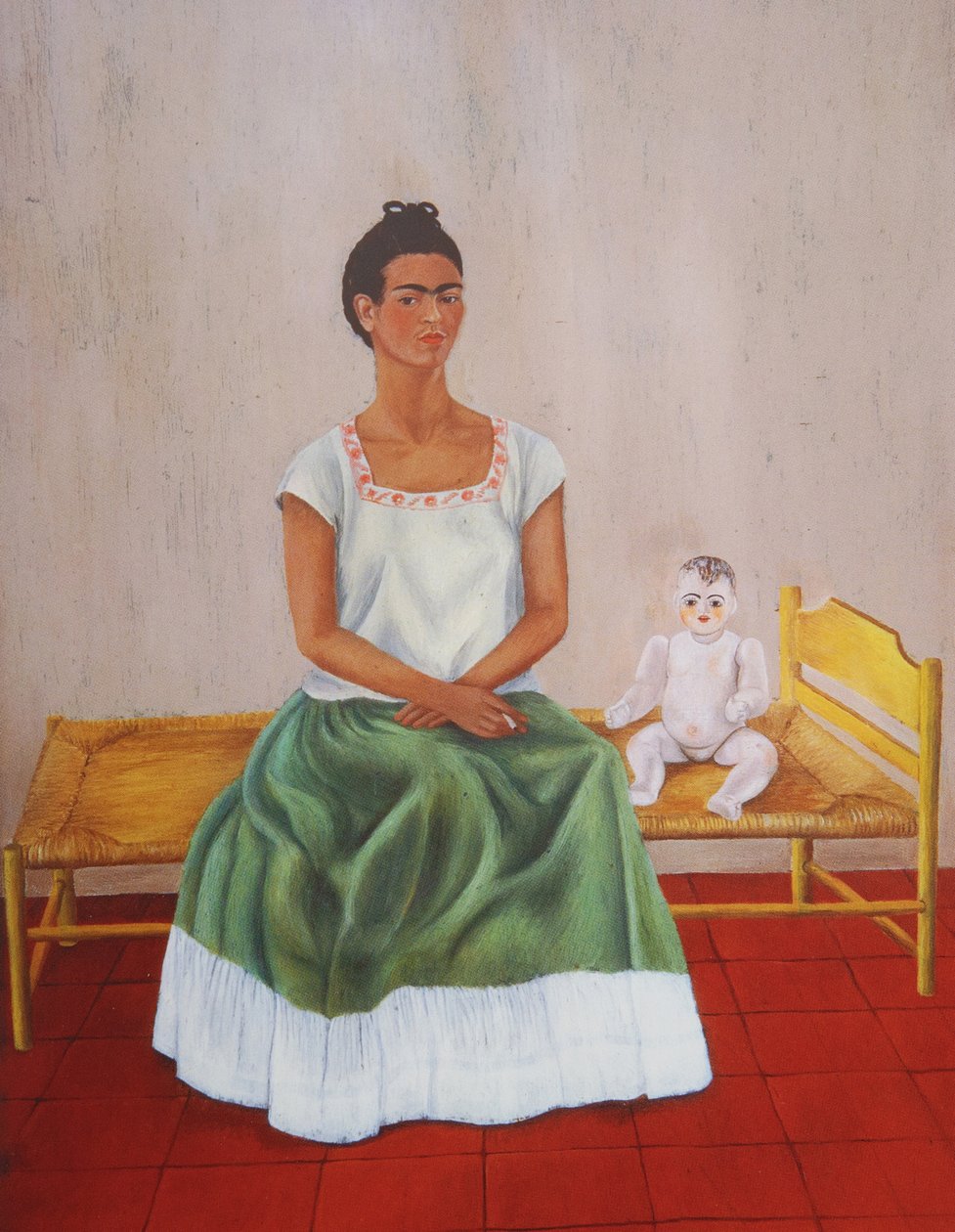 Ik en mijn pop door Frida Kahlo