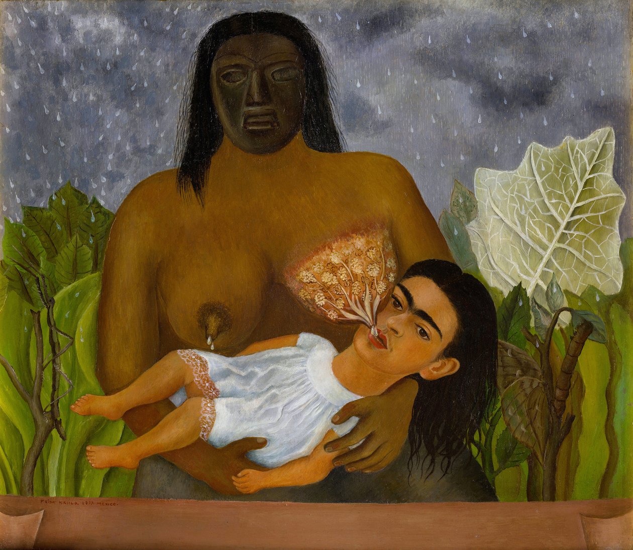 Mijn oppas en ik (Mi Nana y Yo) door Frida Kahlo