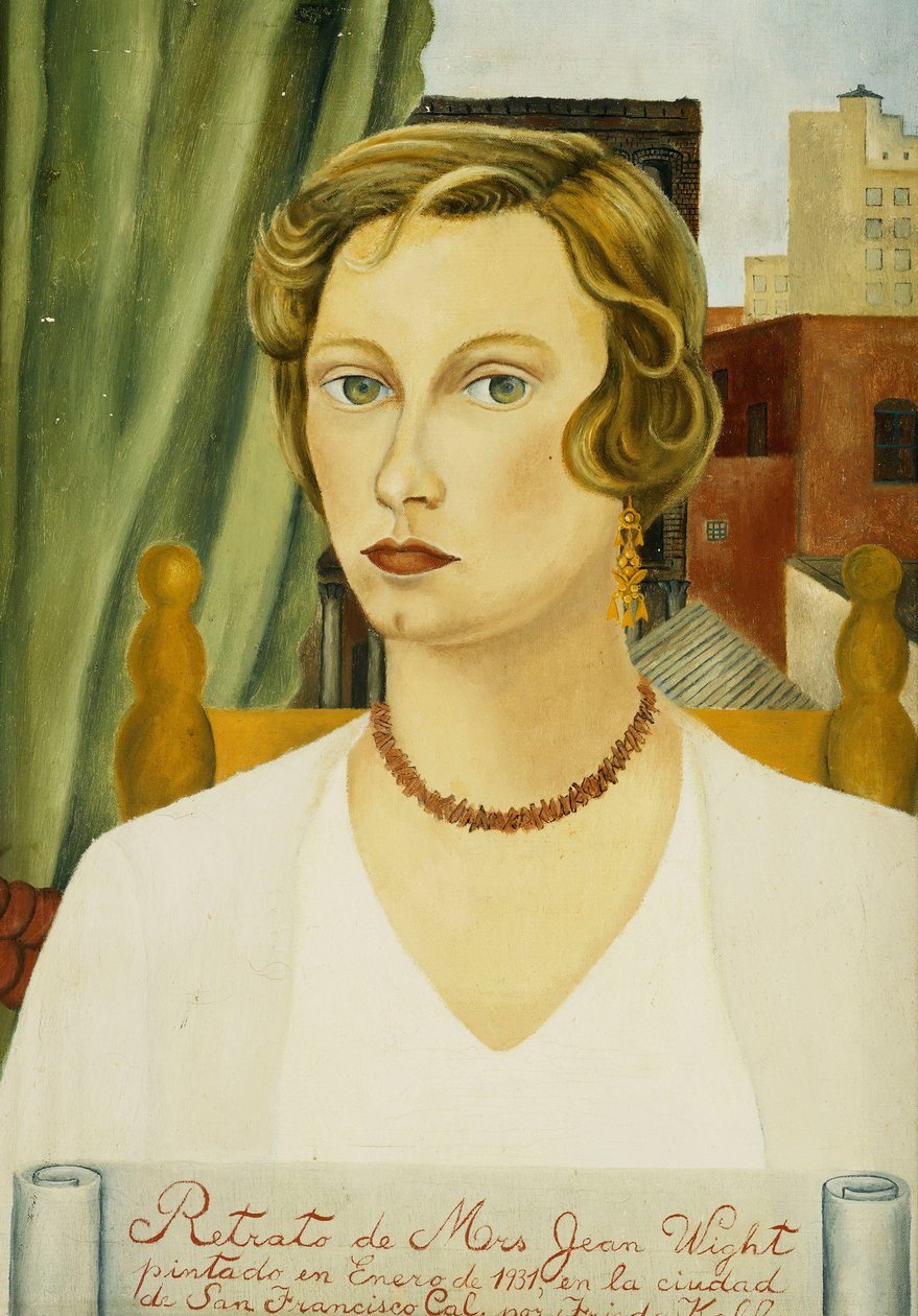 Portret van mevrouw door Frida Kahlo