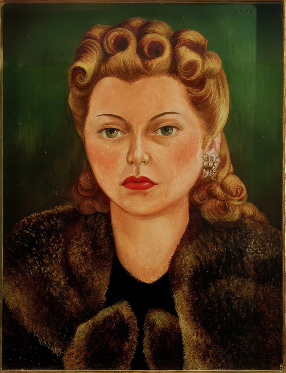 Portret van Natasha Gelman door Frida Kahlo