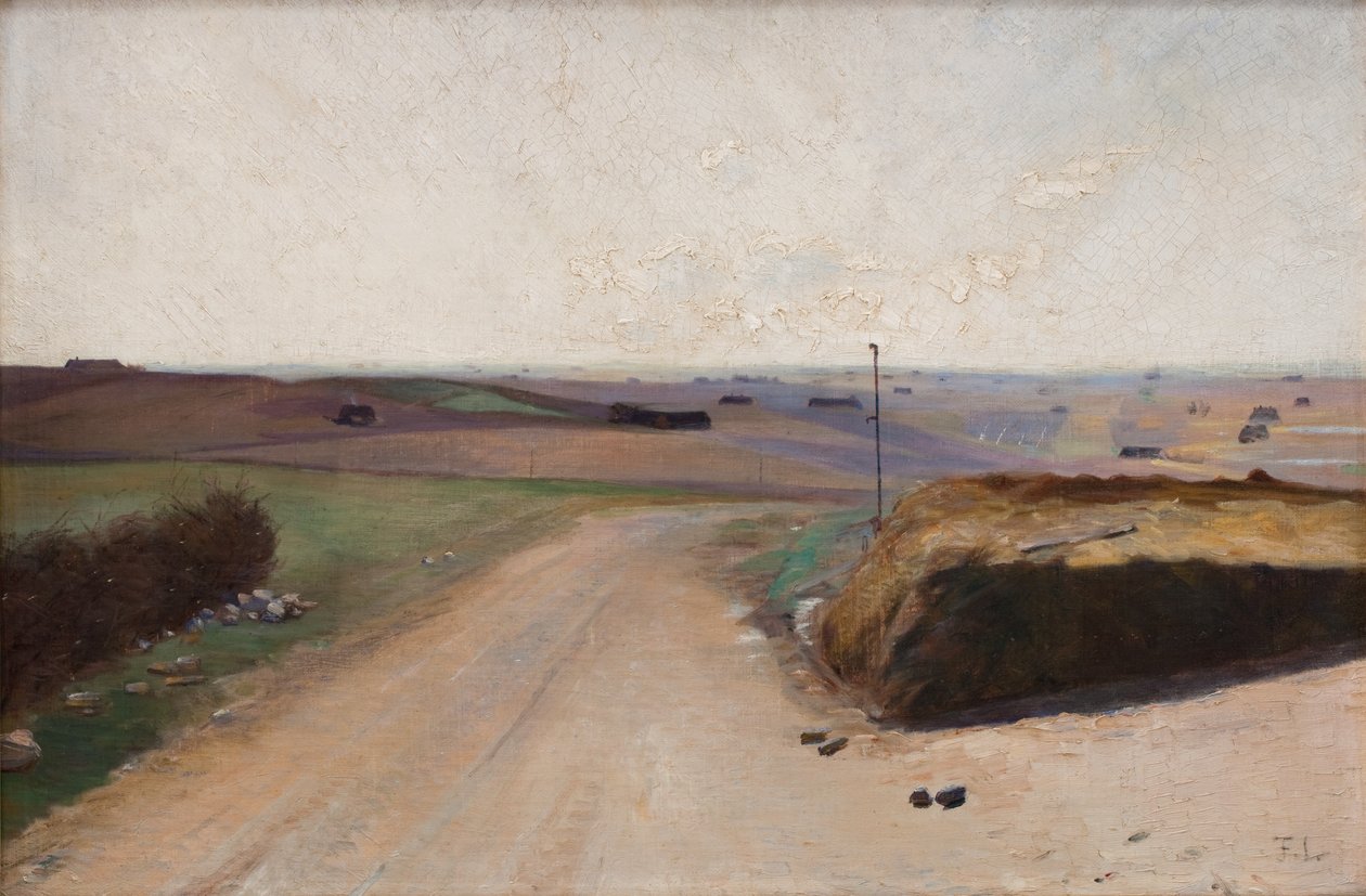 Een Landschap. Het Eiland Mors, Jutland door Fridolin Johansen