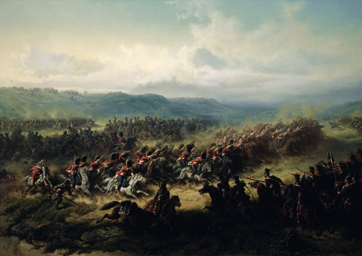 Charge van de Lichte Brigade, 25 oktober 1854 door Friedrich Kaiser