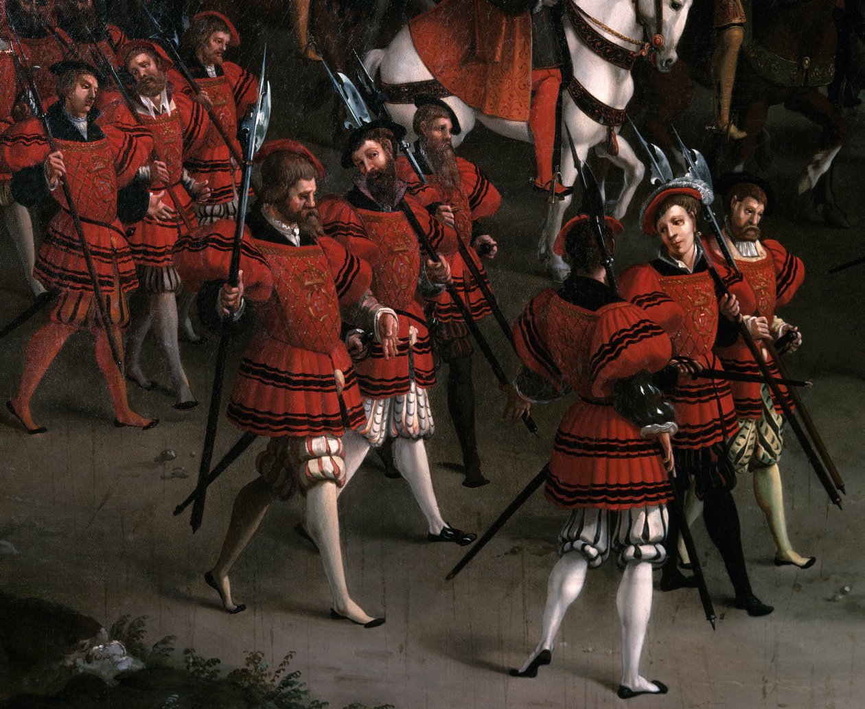 Interview van François I en Hendrik VIII op het kamp van het Gouden Laken 7 juni door Friedrich Bouterwek