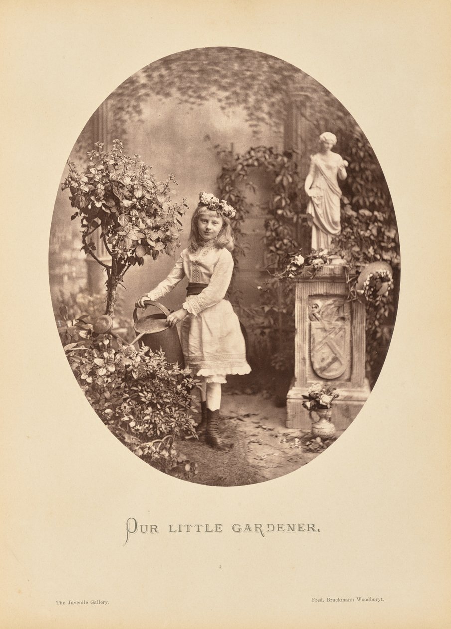 Onze kleine tuinman door Friedrich Bruckmann