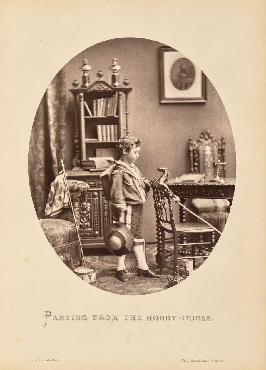 Afscheid nemen van het stokpaardje door Friedrich Bruckmann