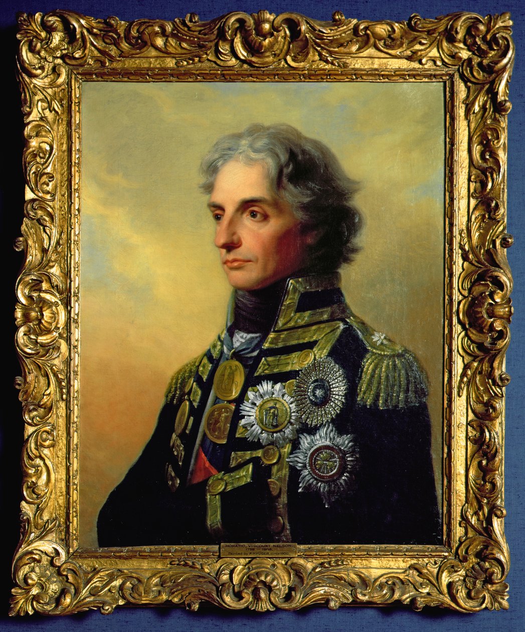 Portret van Lord Horatio Nelson door Friedrich Heinrich Fuger
