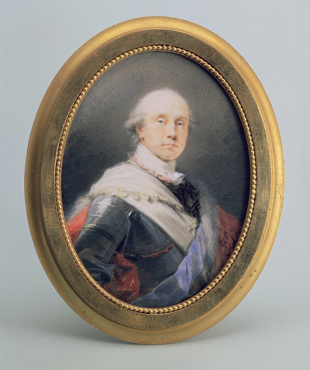 Portret van Prins Charles Nicholas Othon van Nassau-Siegen, 1790 door Friedrich Heinrich Fuger