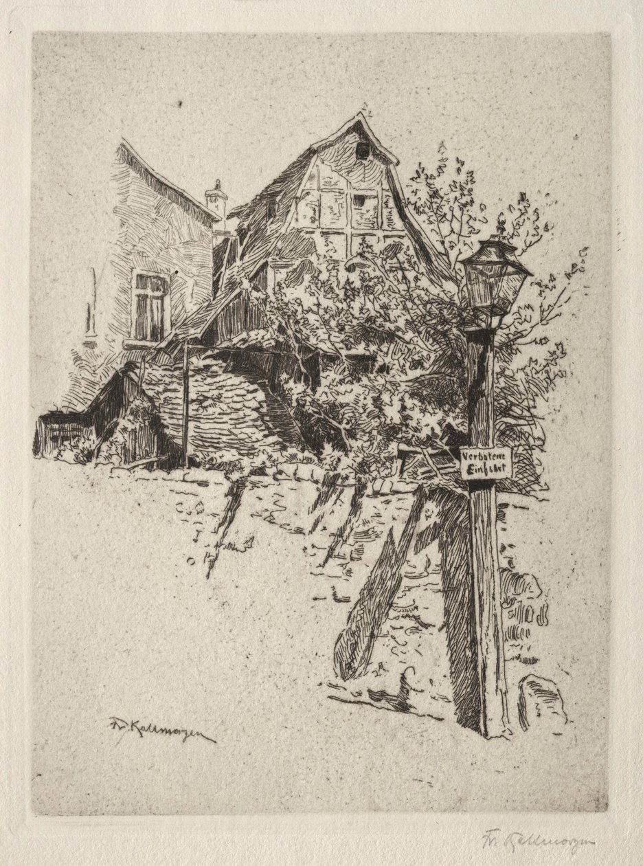 Verloren hoek door Friedrich Kallmorgan