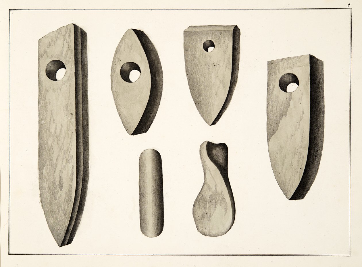 Stenen wapens, plaat uit A History of the Development and Customs of Chivalry, door Dr. Franz Kottenkamp, uitgegeven door Carl Hoffmann, 1842 door Friedrich Martin von Reibisch