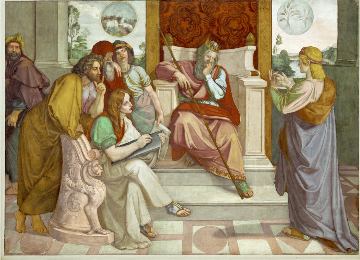 Jozef van Egypte en Potifar, Egyptische ambtenaar door Friedrich Overbeck