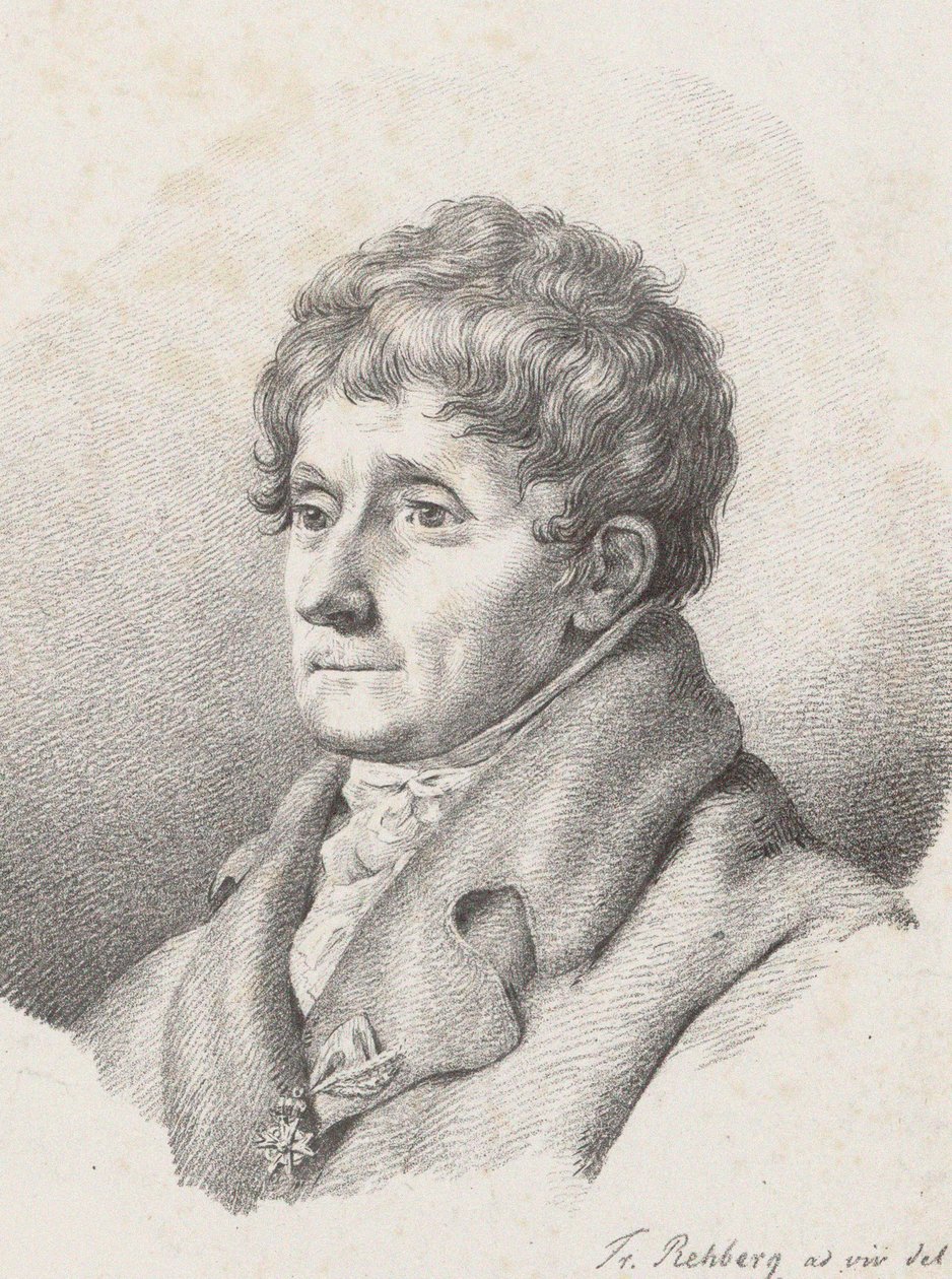 Portret van de componist Antonio Salieri 1750-1825 door Friedrich Rehberg