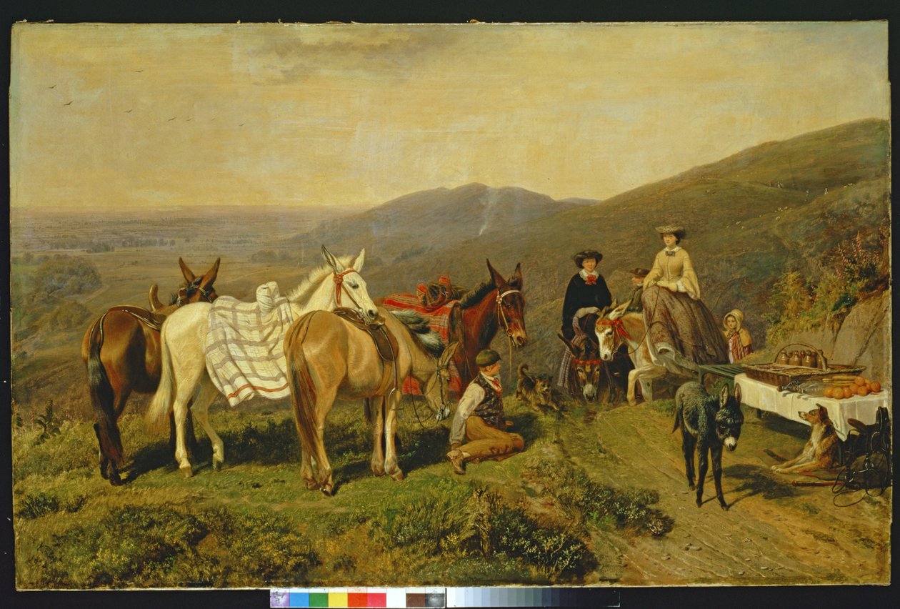 In de Malvern Hills, 1858 door Friedrich Wilhelm Keyl