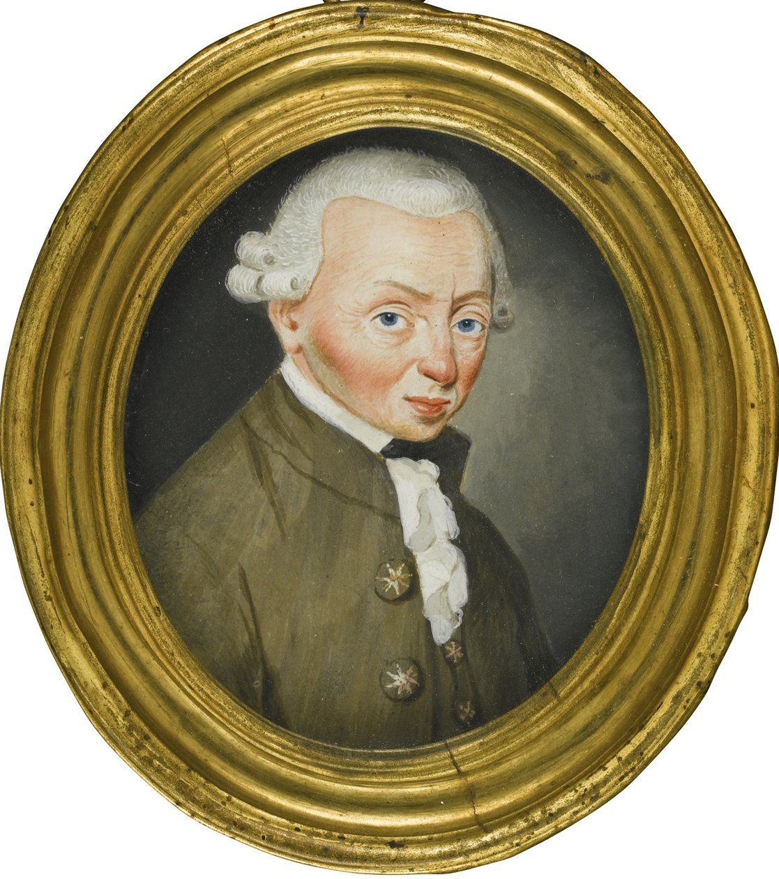 Portret van Immanuel Kant 1724-1804, 1765 door Friedrich Wilhelm Springer