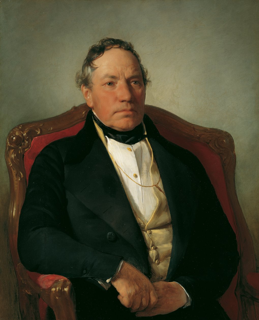 De industrieel Johann Nepomuk Reithoffer door Friedrich von Amerling