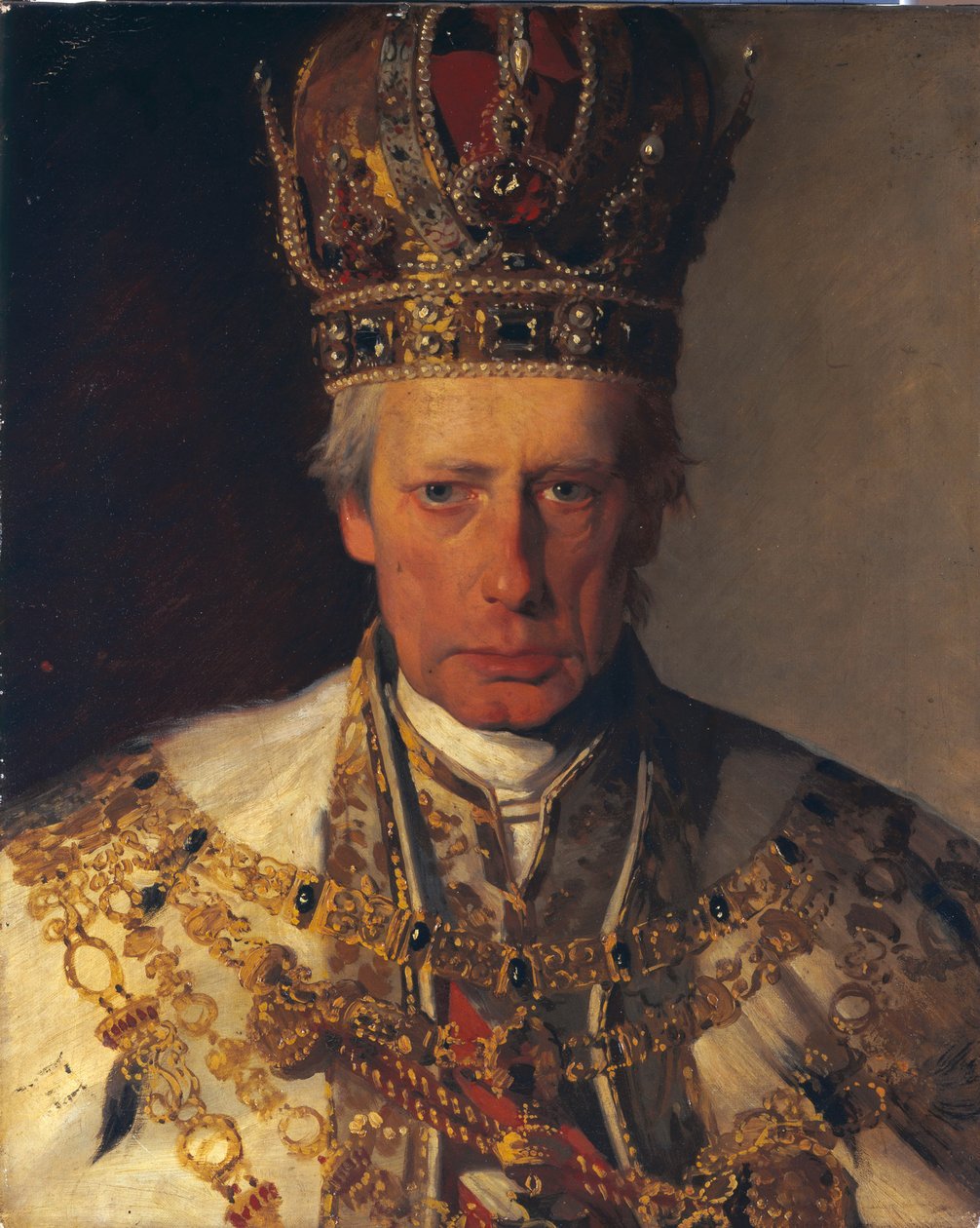Keizer Frans I van Oostenrijk door Friedrich von Amerling