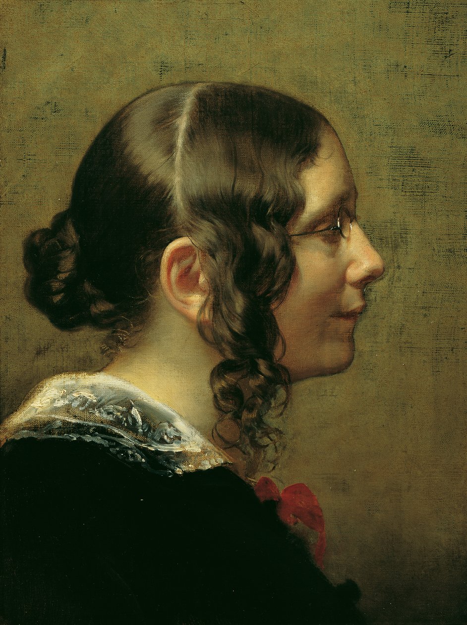 Luise Pfeiffer-Nathusius door Friedrich von Amerling