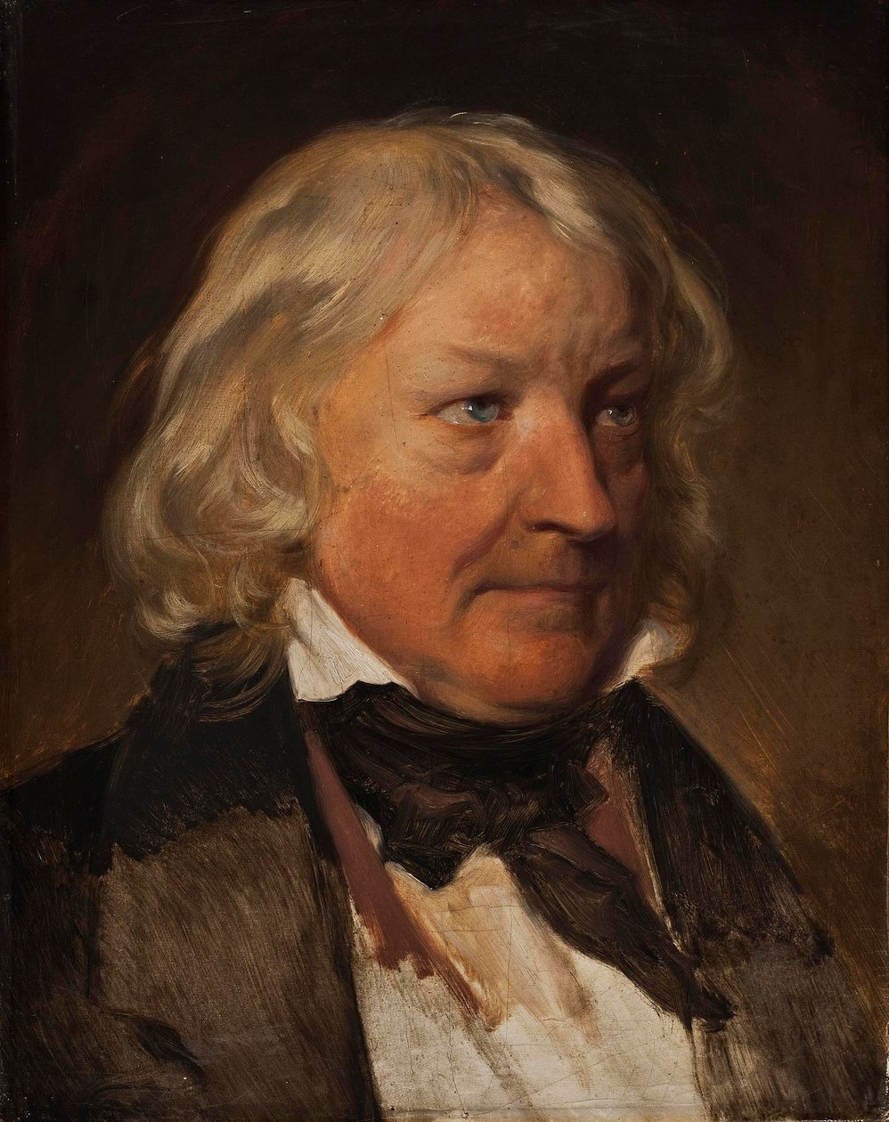 Portret van Thorvaldsen door Friedrich von Amerling