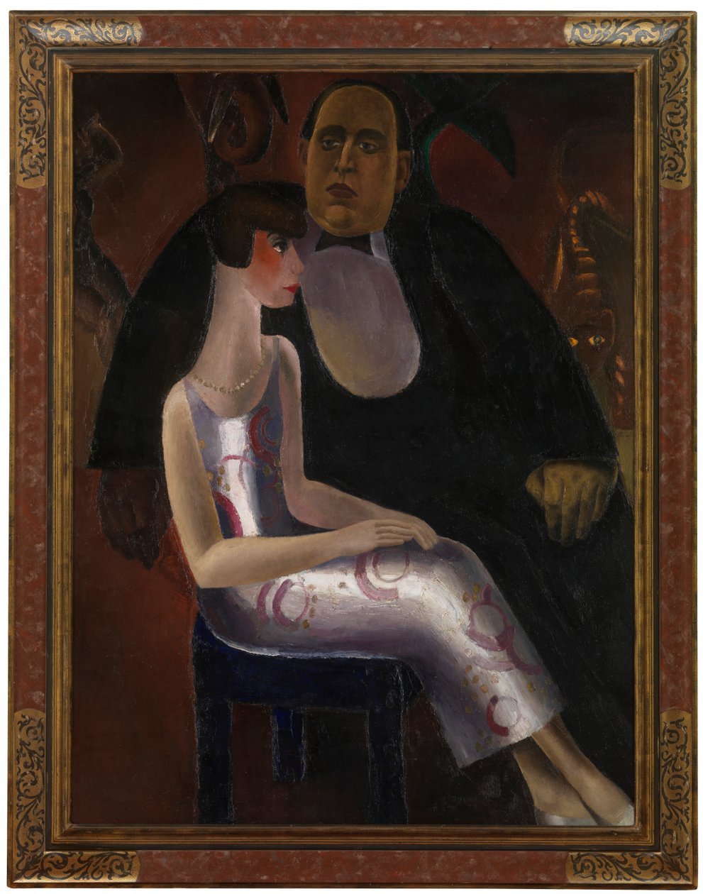 Portret van Paul-Gustave Van Hecke en zijn vrouw Norine door Frits van den Berghe