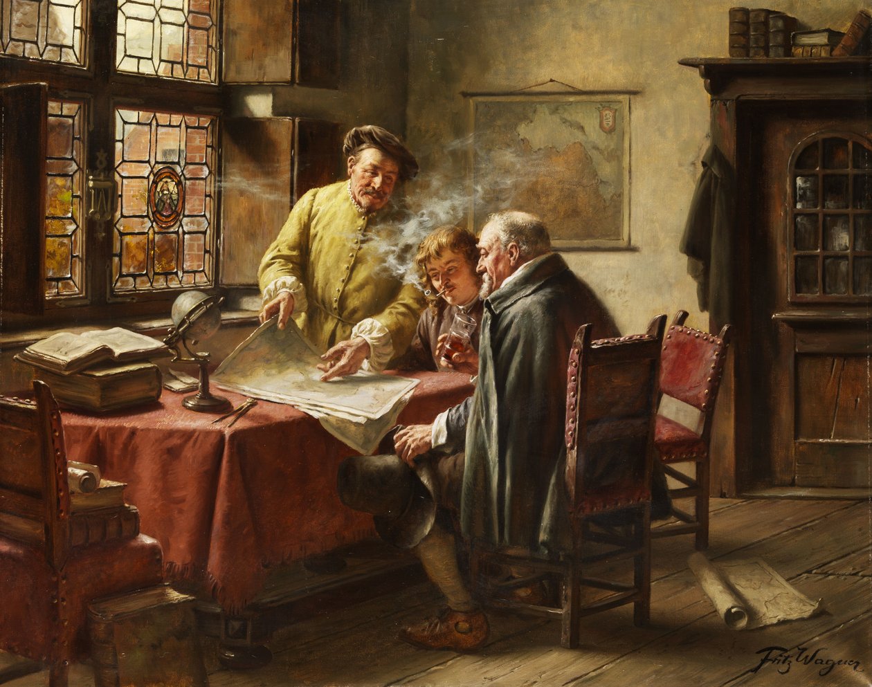 Nederlandse handelaren door Fritz Wagner