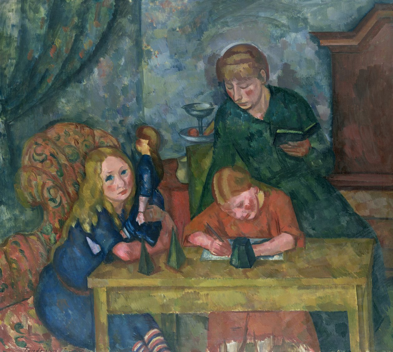 De kinderkamer door Fritz Friedrichs