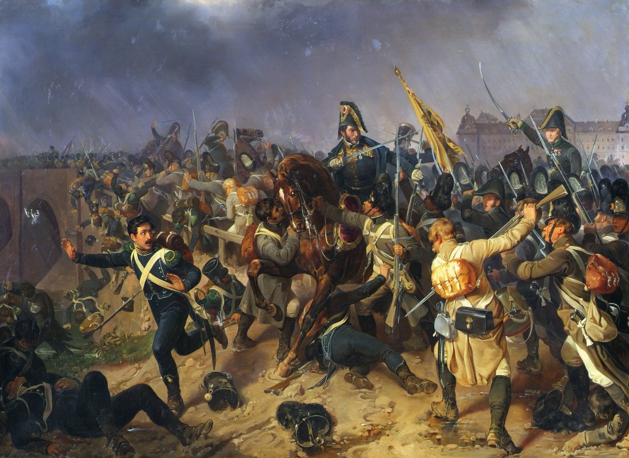 Episode uit de slag bij Znaim 1809 door Fritz L