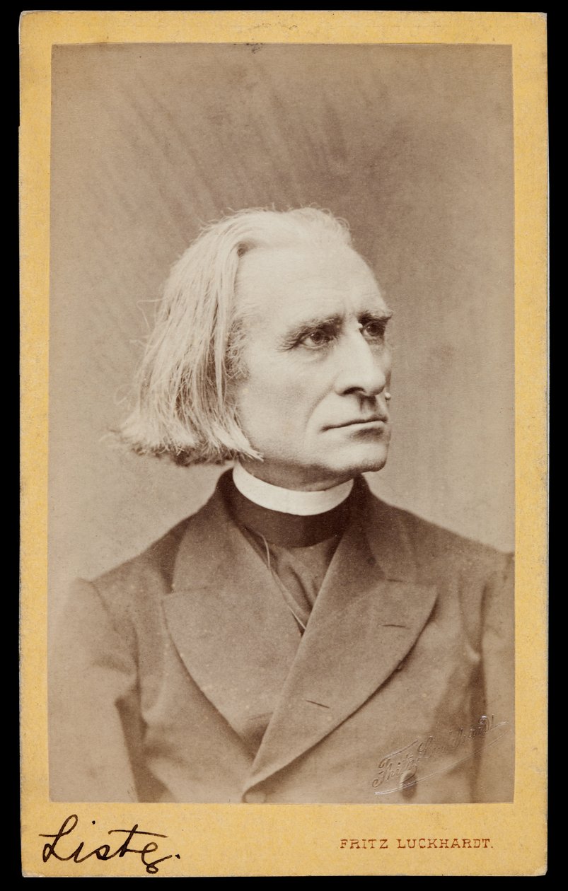 Portret van Franz Liszt door Fritz Luckhardt