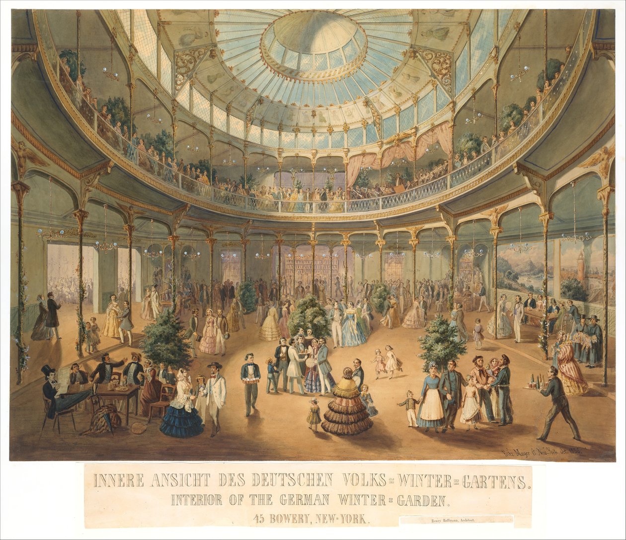 Interieur van de Duitse Wintertuin door Fritz Meyer